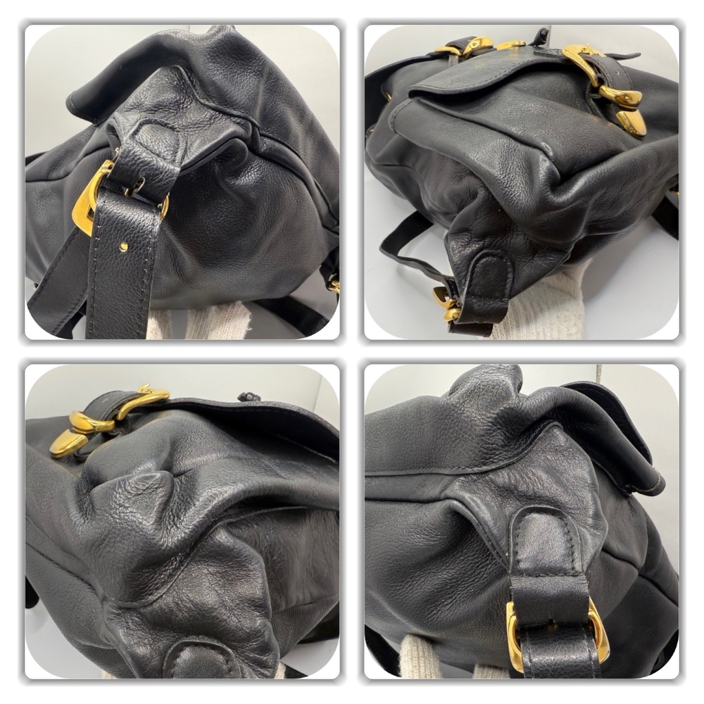 Versace Black Leather Backpack! - image 6
